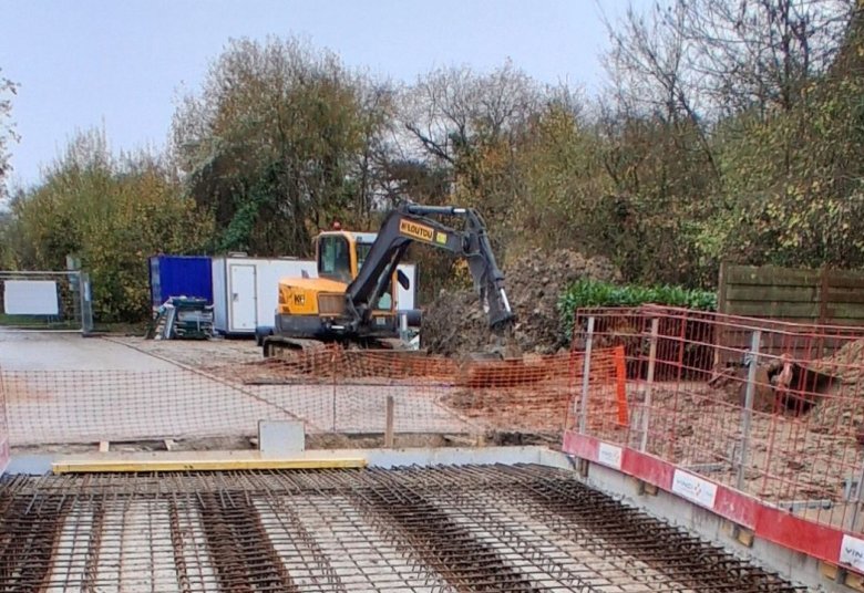 Travaux de route de Vaucelas et rond point de Saint Yon 