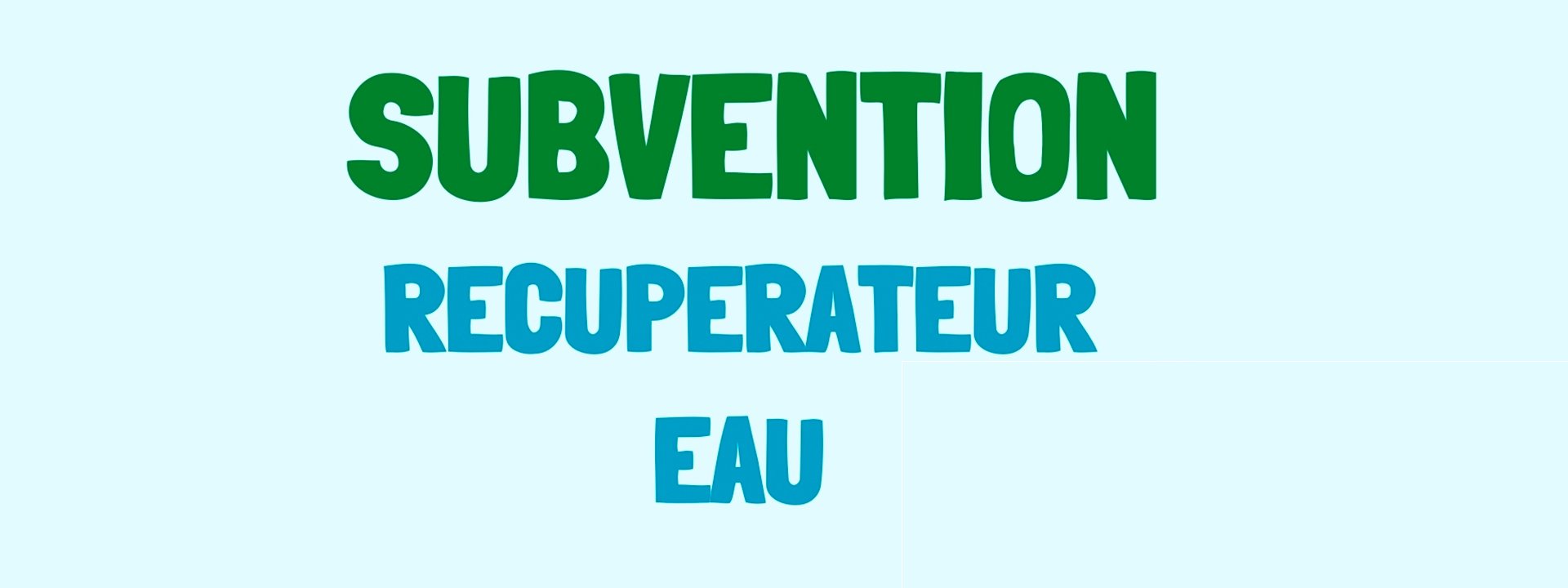 L’automne est là, pensez à la subvention pour la récupération des eaux de pluie